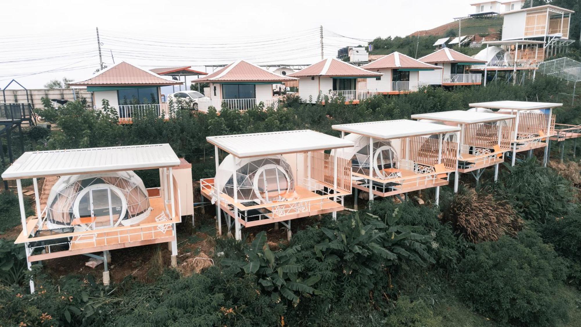 Ferienwohnung ม่อนชาพาเพลิน ม่อนแจ่ม Monchapaplearn Monjam Mon Jam Exterior foto